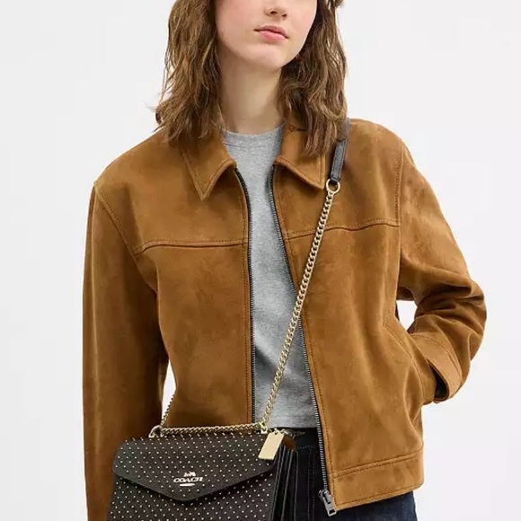 Coach (NWT) Klare Envelope Crossbody Bag In Signature Canvas With Rivets - Picture 3 of 17